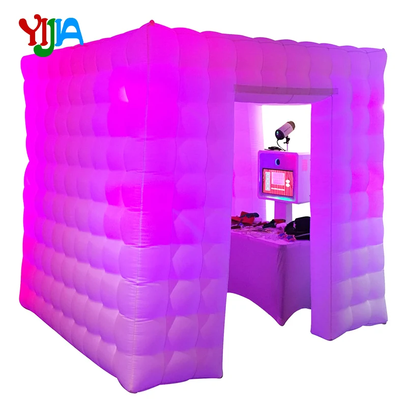 

360 надувной фотобокс с 16 сменными цветами, фотобокс вечерние ринки, свадьбы