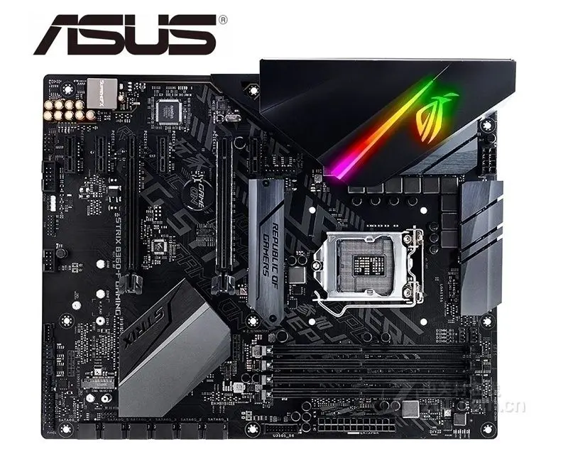 Б/у материнская плата ASUS ROG STRIX B360-F GAMING оригинальная материнская плата для LGA 1151 DDR4 USB3.0 USB3.1 настольная материнская плата