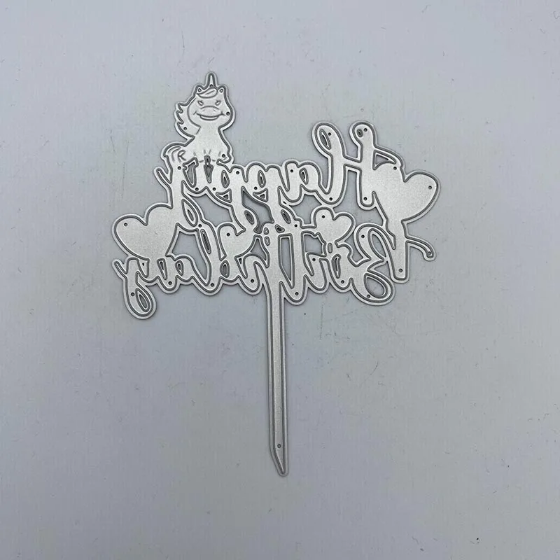 

Metal Cutting Dies Happy Birthday for DIY Scrapbooking Album Paper Cards Decorative Crafts Embossing Die Cuts
