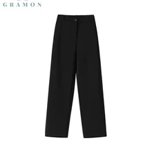 Casual High Waist Loose Wide Leg Pants For Women Spring Autumn New Female Straight Suits Pants Ladie