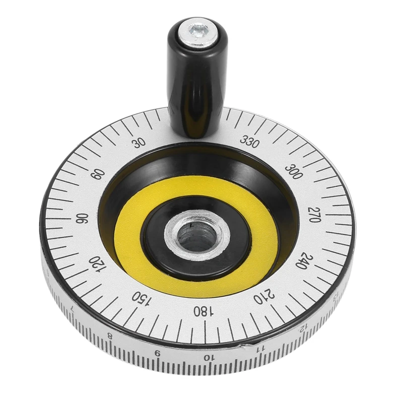 

80mm Solid Hand Wheel Scale Hand Wheel Mechanical Parts Bakelite Machine Handle Calibrated Handwheel