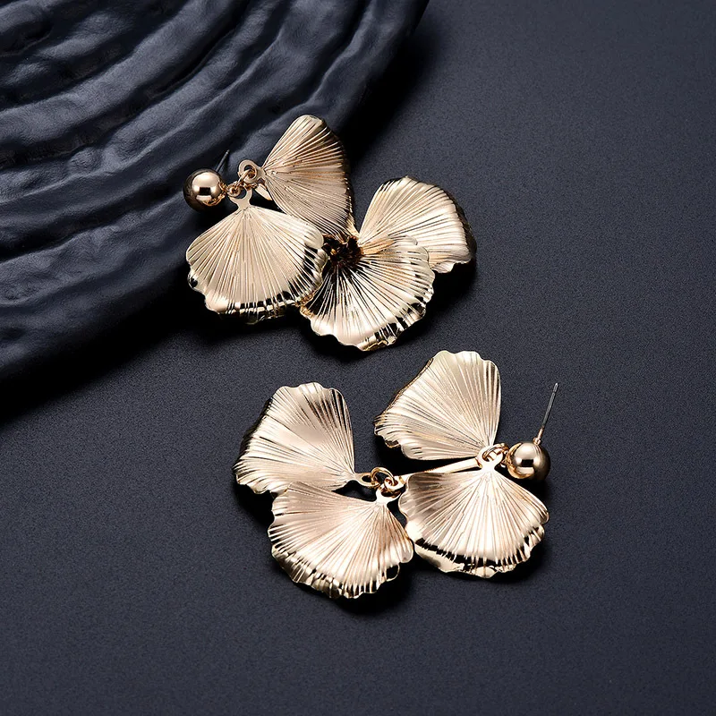 NJ модные в форме бабочки золотые серебряные серьги капли крутые шикарные для