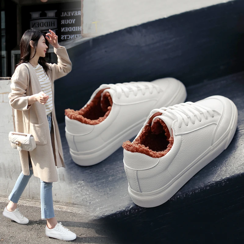 2019 Новое поступление женские модные зимние ботинки теплые удобные