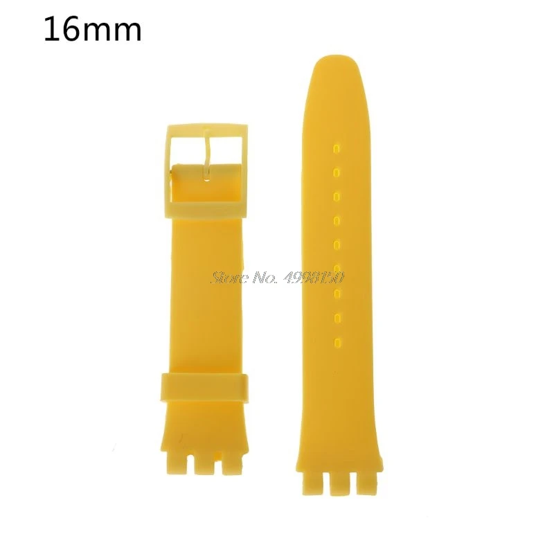 Ремешок для часов ремешок с пряжкой водонепроницаемый браслет силиконовая