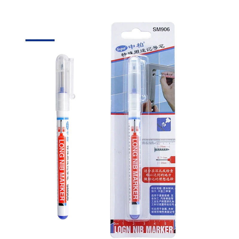 Глубокая дыра 20 мм длинная ручка маркер многофункциональная глубина украшение