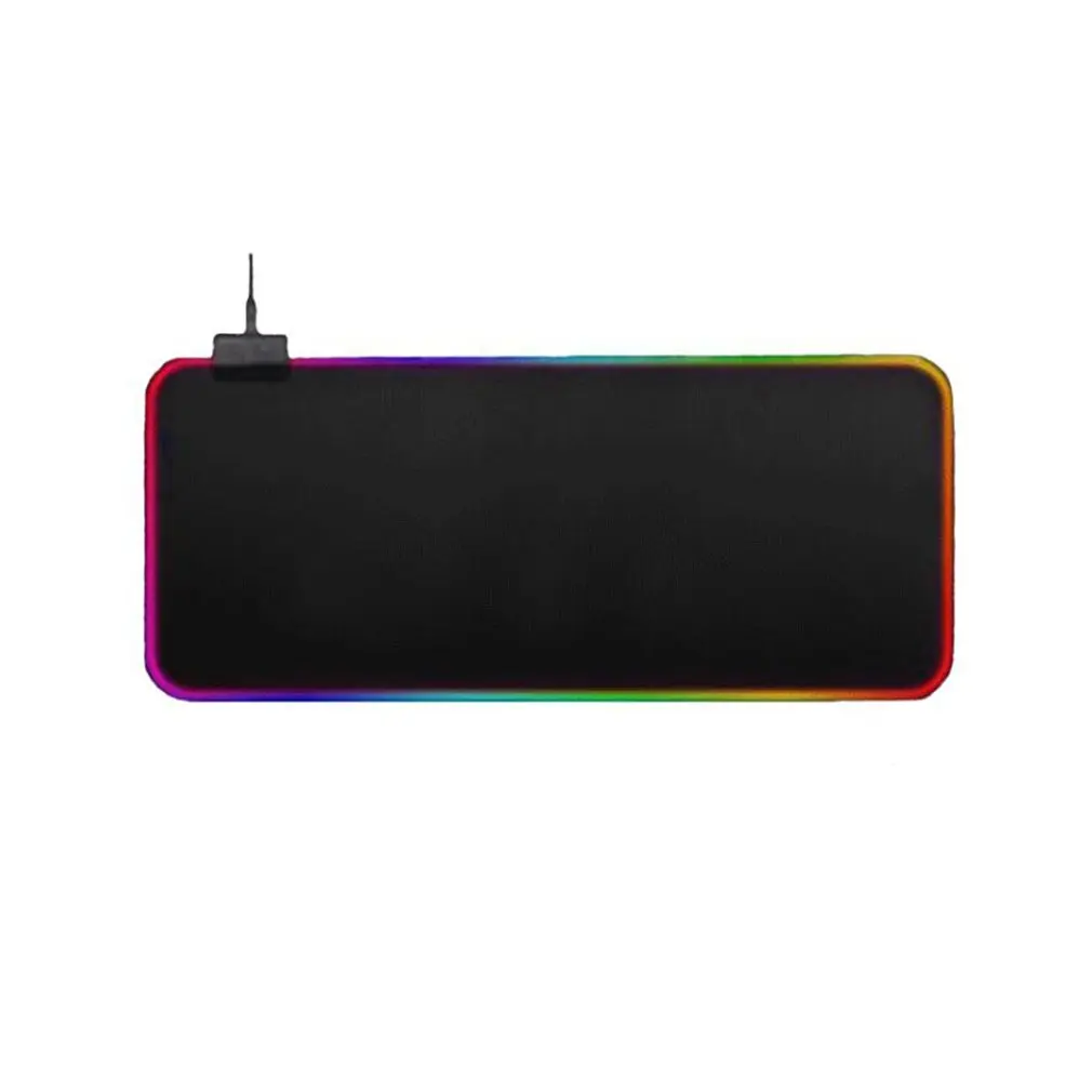 

Разноцветный RGB коврик для мыши с подсветкой, 1 шт., разноцветный игровой коврик для мыши с подсветкой RGB, большой коврик для мыши