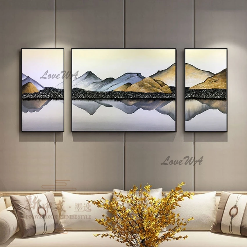 

Холст с 3 панелями, искусство на заказ, фотография для украшения дома, картина, красивый пейзаж, без рамки