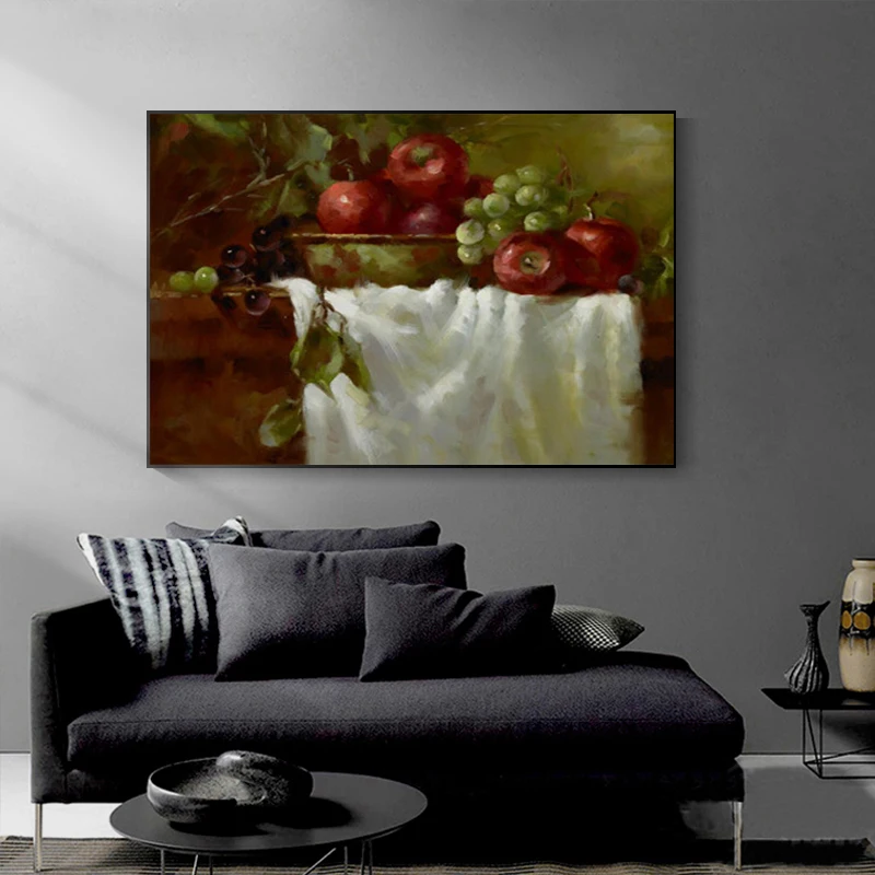 Винтажные картины на холсте с изображением фруктов постеры и принты в
