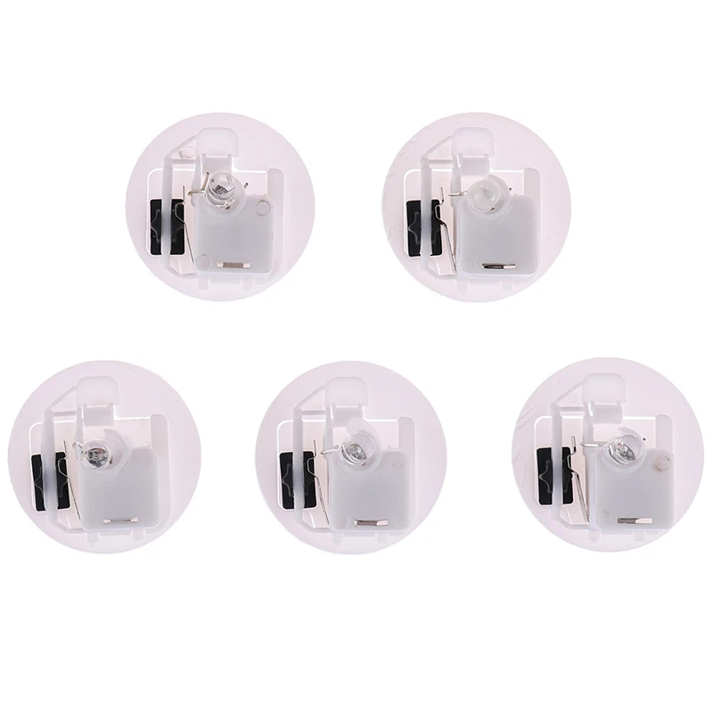 5 шт. цветной яркий Ночной светильник лампа в виде свечи светодиодная основа