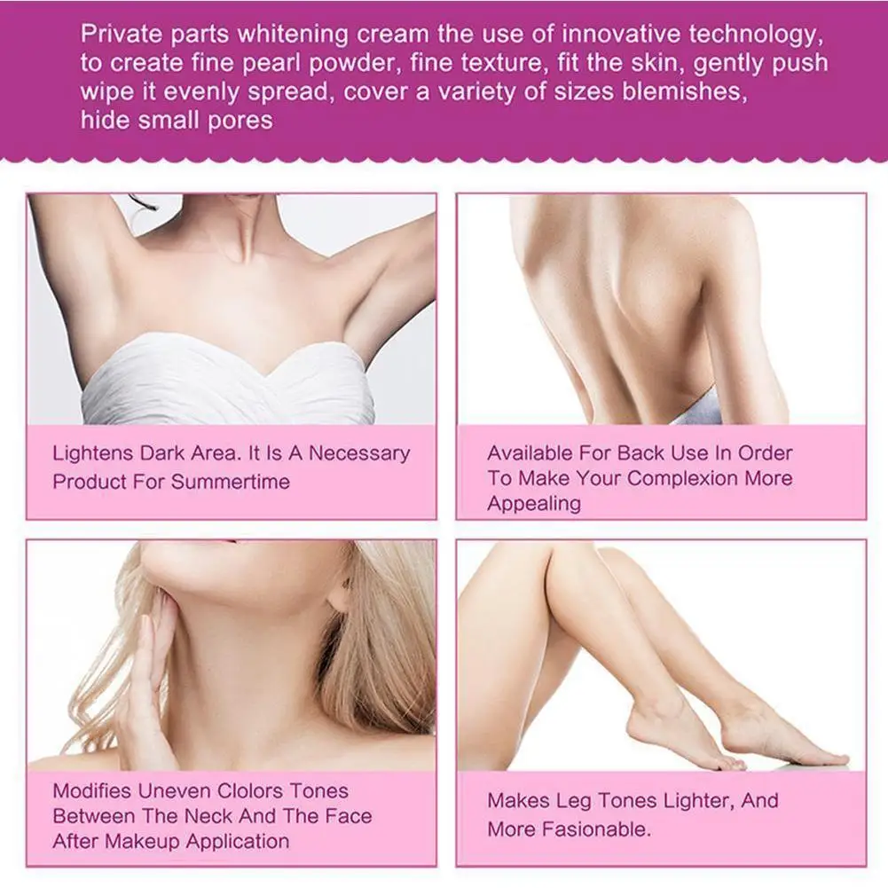 

7 Days Armpit Whitening Oil Skin Lightening Bleaching Intimate Skin Underarm Essential Cream Legs Body Knees Whitening Oil M5X4