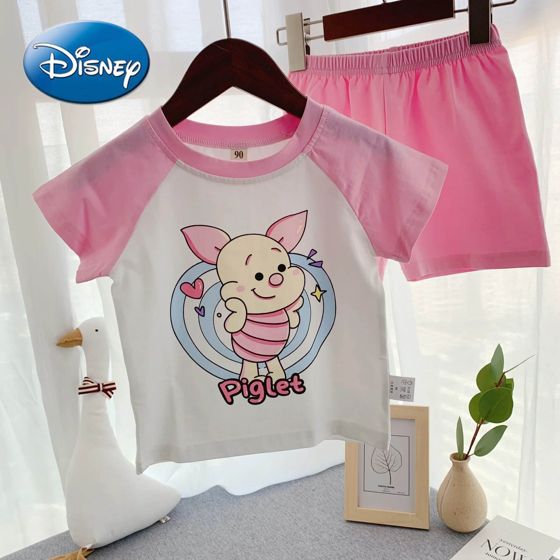 

Original Disney Winnie The Pooh Short Sleeve Girls Pajamas Shorts Homewear Kids Clothes Girls Clothes Toddler Girl Outfits