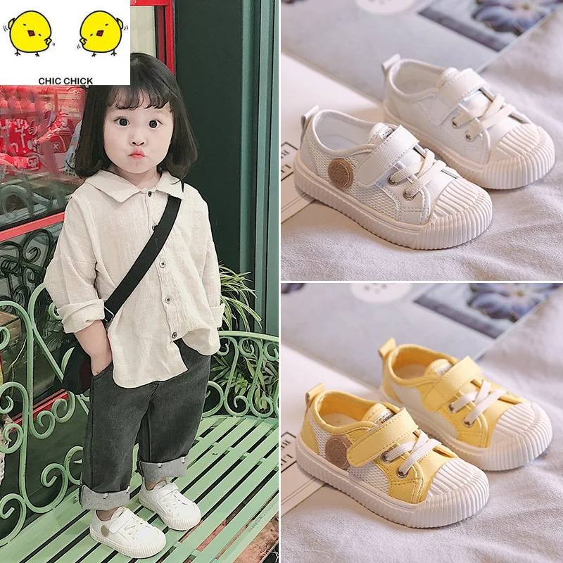 Весенне Осенняя детская обувь для печенья от 1 до 3 лет дышащая маленьких детей