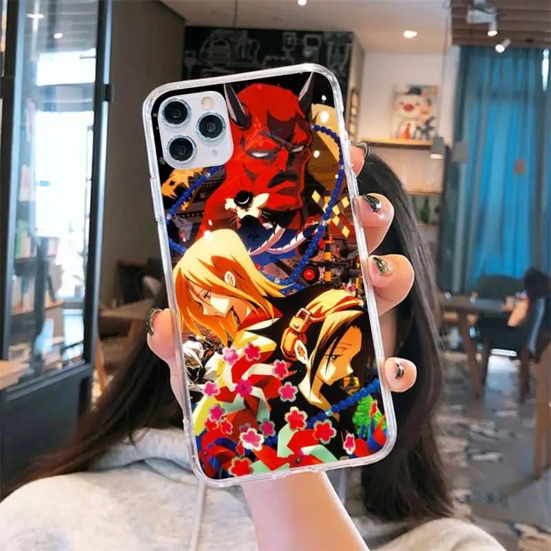 

Anime Shaman King Phone Case Transparent soft For iphone 5 6 7 8 11 12 s c se plus mini x xs xr pro max cover shell funda