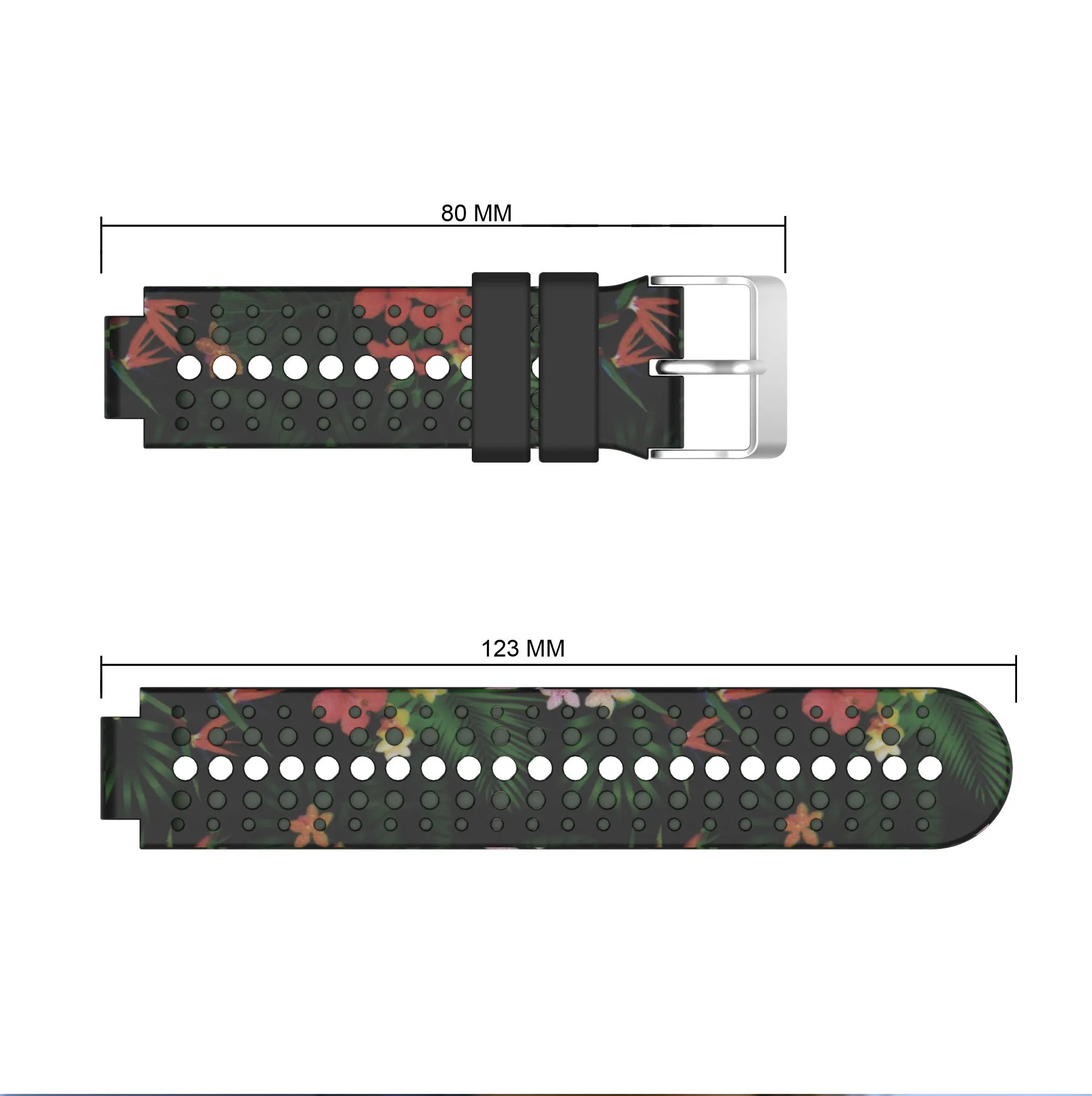 Fashion Soft Silicone Watch Strap Replacement Wrist Watch Band For Garmin Forerunner 735/220/230/235/620/630 Watchband Wristband