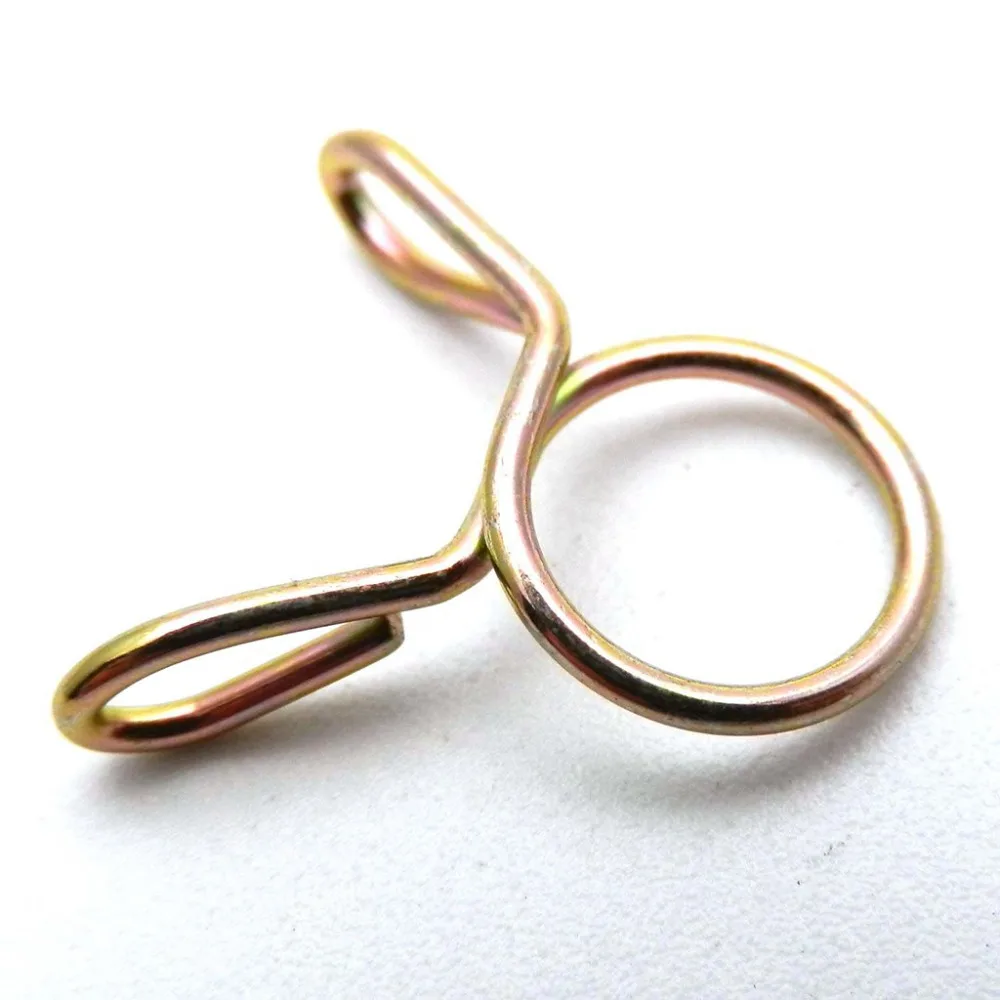 10 шт. 8 мм мотоциклетный Скутер ATV Мопед топливный шланг трубки пружинные зажимы