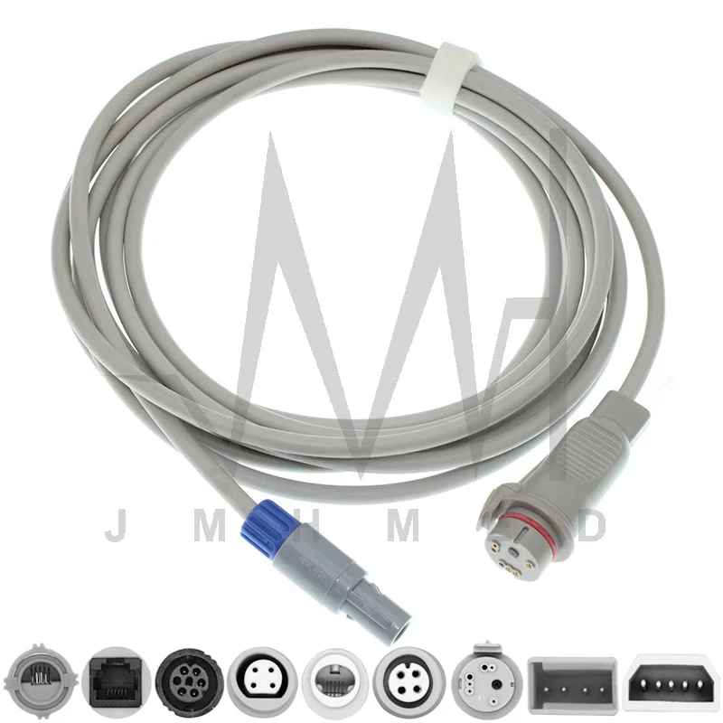 

Compatible with 5Pin CSI Abbott,Uath,Edward,BD PVB IBP Pressure Transducer Adapter Cable
