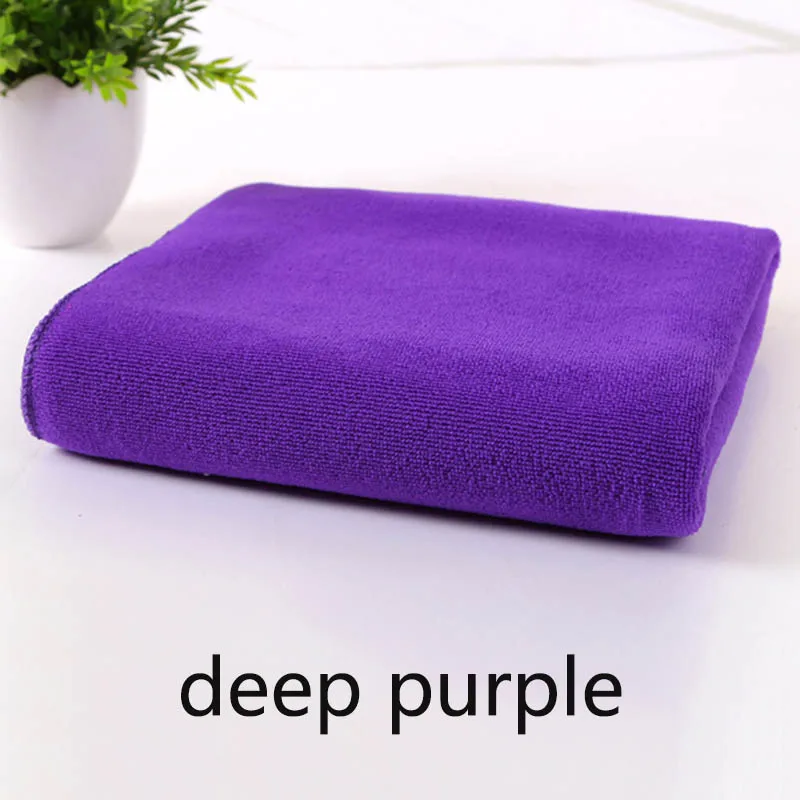 deep purple Мягкое впитывающее полотенце из ультратонкого волокна 30*70 см, домашний текстиль, быстросохнущее полотенце для автомобиля, Товары для ванной - Цвет: deep purple