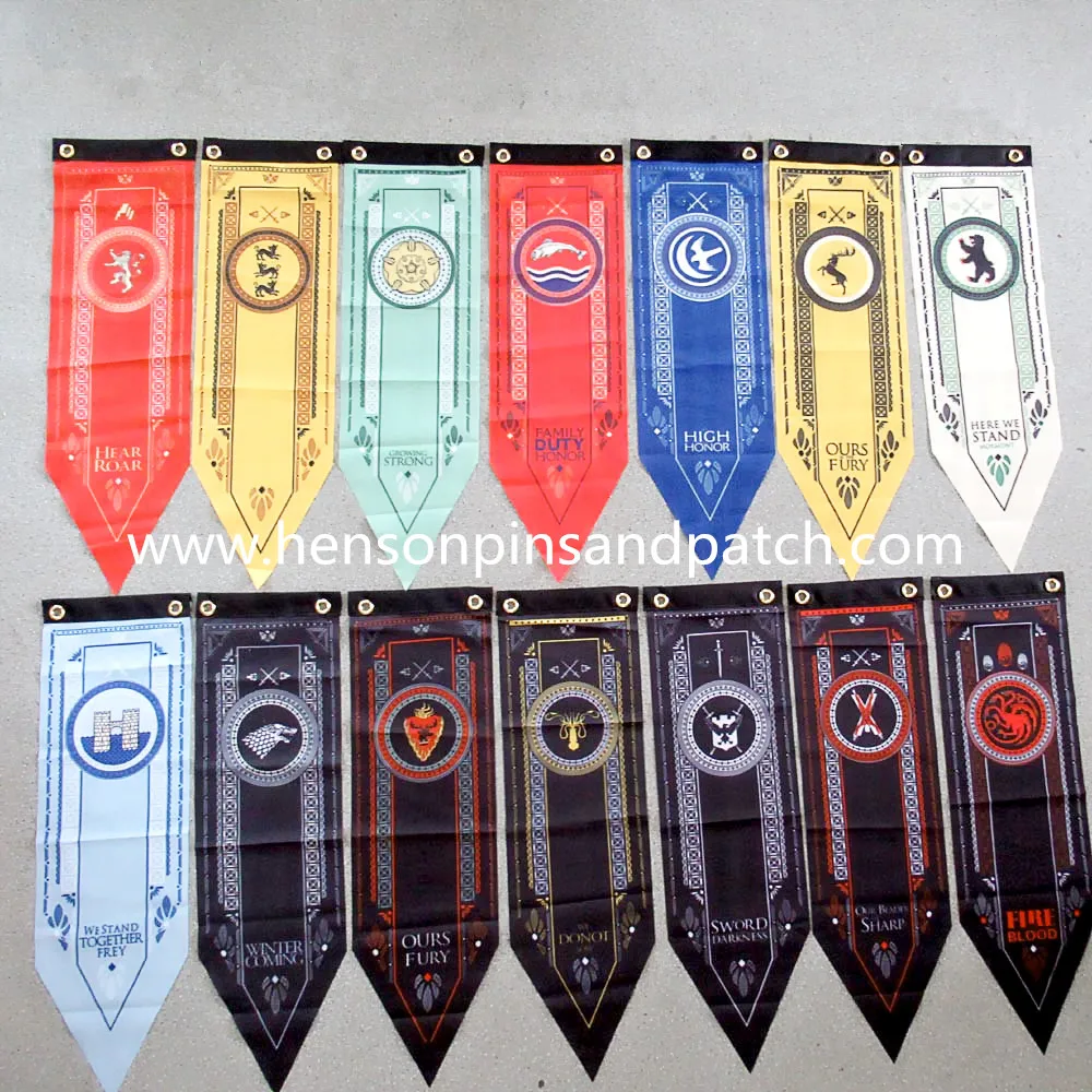 16x50 мм домашний декор флаг Игра престолов Звезда Таргариен Ланнистер Баратеон и
