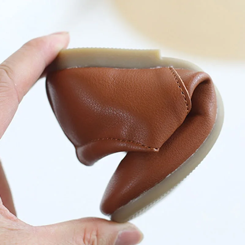 Детские кожаные туфли для мальчиков и девочек детские сандалии из искусственной