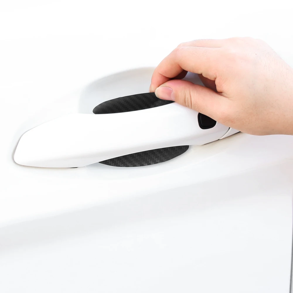 Защитная пленка из углеродного волокна для ручки двери автомобиля наклейка Ford kuga