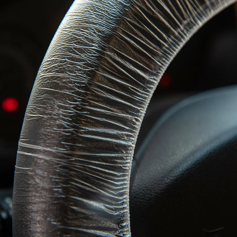 Универсальный автомобиль одноразовые пластиковые крышки рулевого колеса