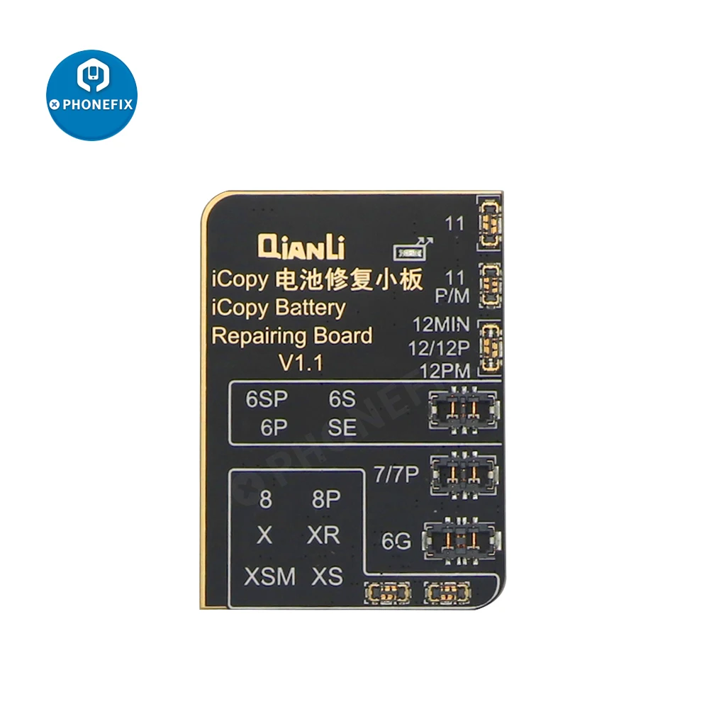 Плата питания Qianli iCopy Plus 2 0 для копирования аккумулятора iPhone 7-11Pro Max гарнитура