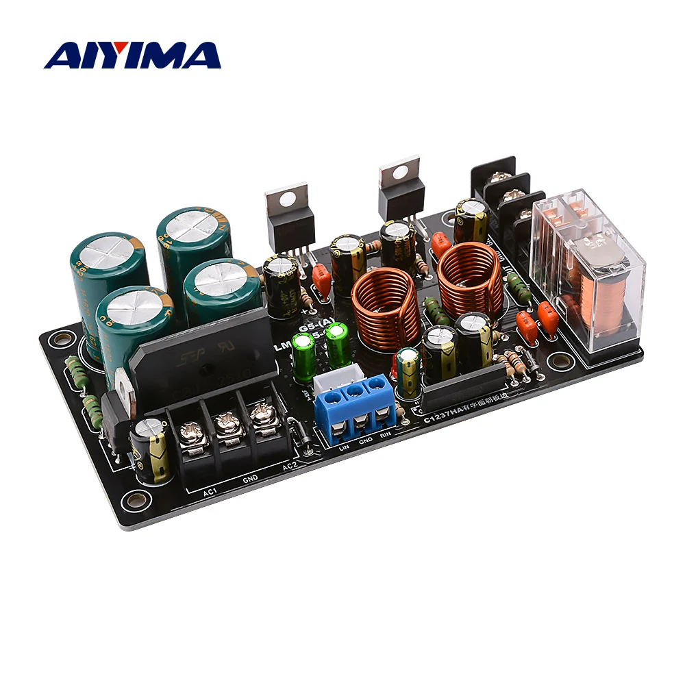 Усилитель мощности AIYIMA LM1875 плата 30Wx2 Hi Fi стерео аудио усилитель для домашнего