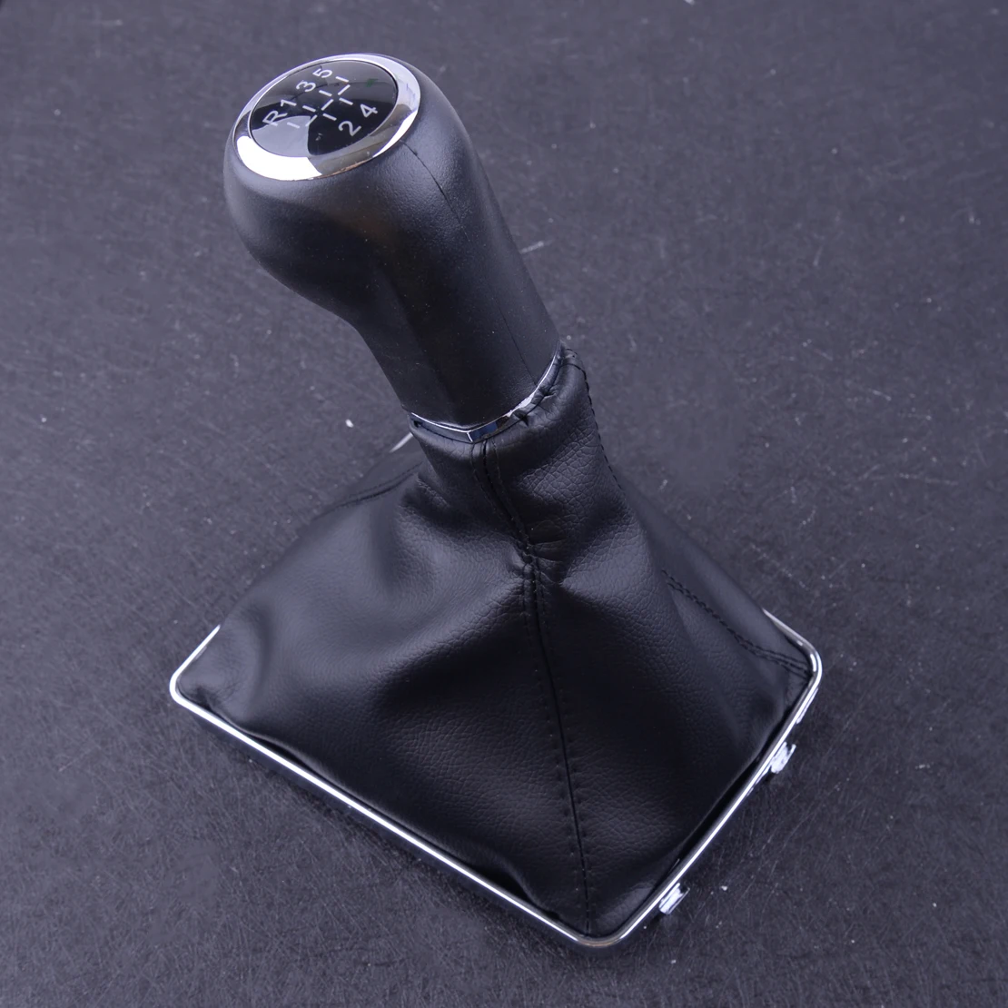 Beler черный 5 скоростей Ручка переключения передач из искусственной кожи Gaiter Boot