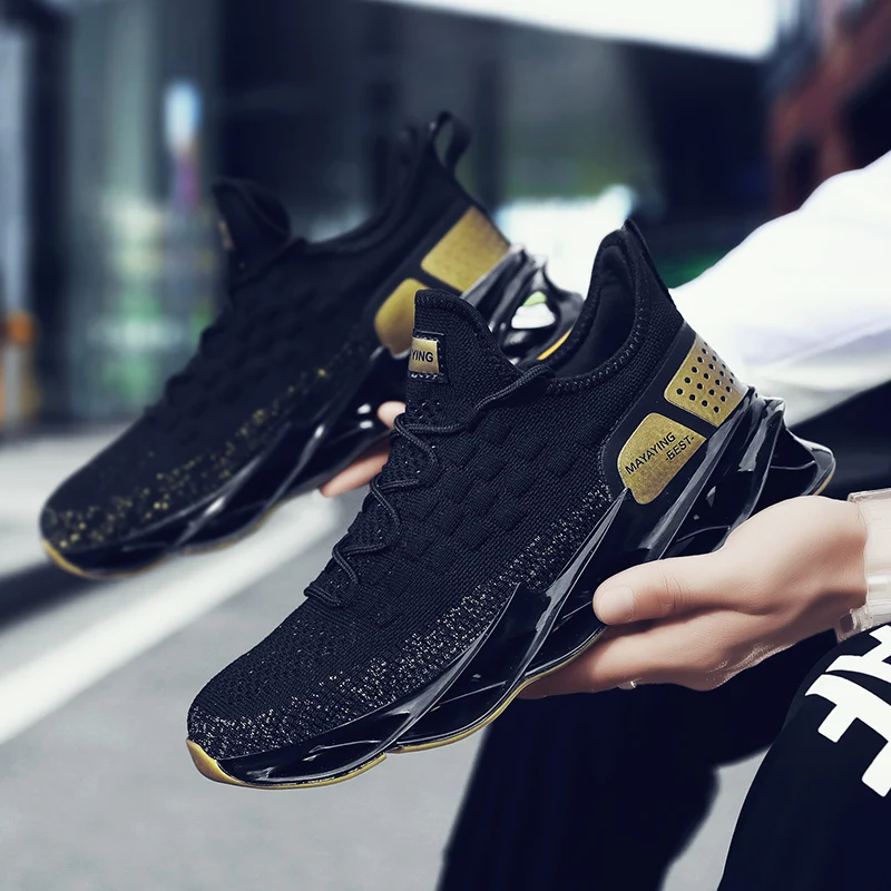 

Men Hot Sale Outdoor Casual Breathable Shoes Style Sports Shoes Breathable Sneakers Mens Mesh Men Casual Outdoor Anti-slip For