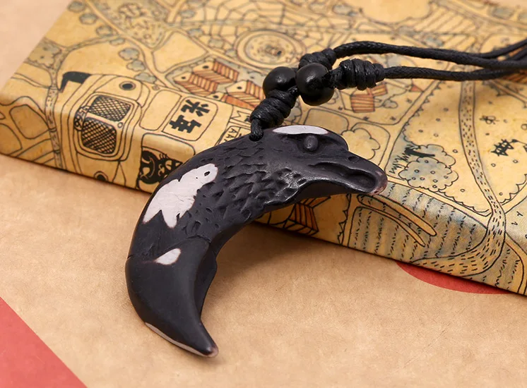 Модное винтажное ожерелье с подвеской в виде орла стиле панк Очаровательная цепь