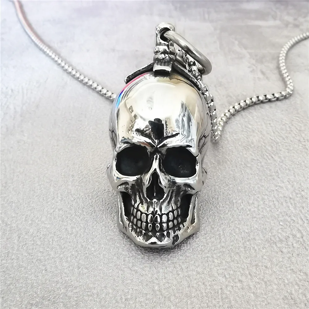 Подвеска в виде черепа из нержавеющей стали
