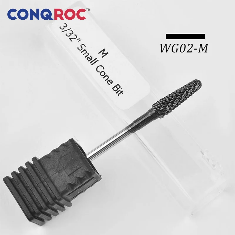 5 штук черного карбида фрез для маникюра/педикюра Набор снятия гель-лака грубой