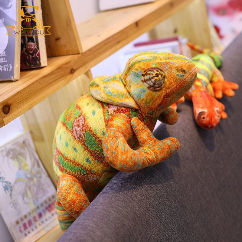 Реалистичная Подушка-Ящерица из Хамелеона плюшевые мягкие игрушки имитация