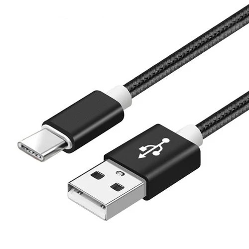 black Usb-кабель PHOMAX type C нейлоновый плетеный кабель для быстрой зарядки для samsung S9 Galaxy USB кабель для Macbook Xiaomi mi 8 A1 зарядный шнур - Цвет: black
