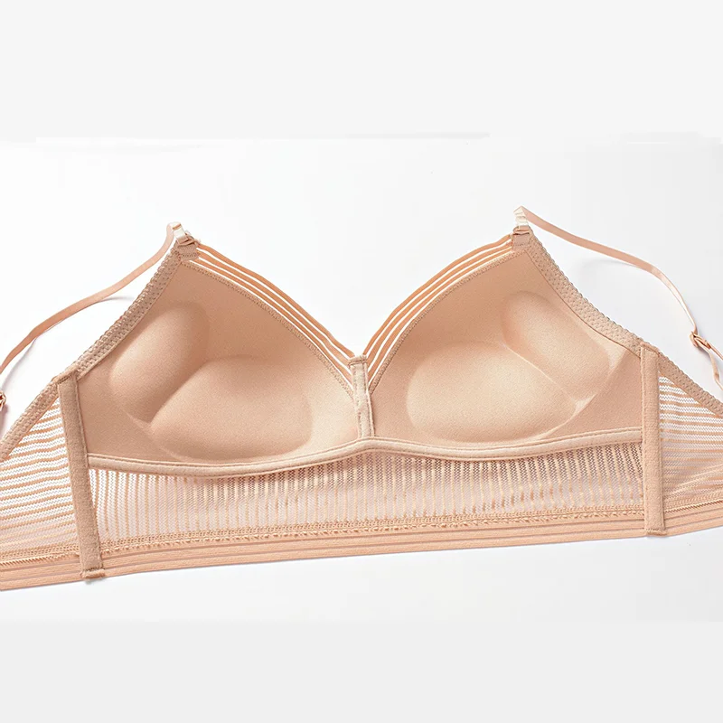 

Backless Strapless Push Up Bra Plus Size Women Bralette Wire Free Sexy Lace Middle Cup Lingerie Brassiere Low Back Underwear