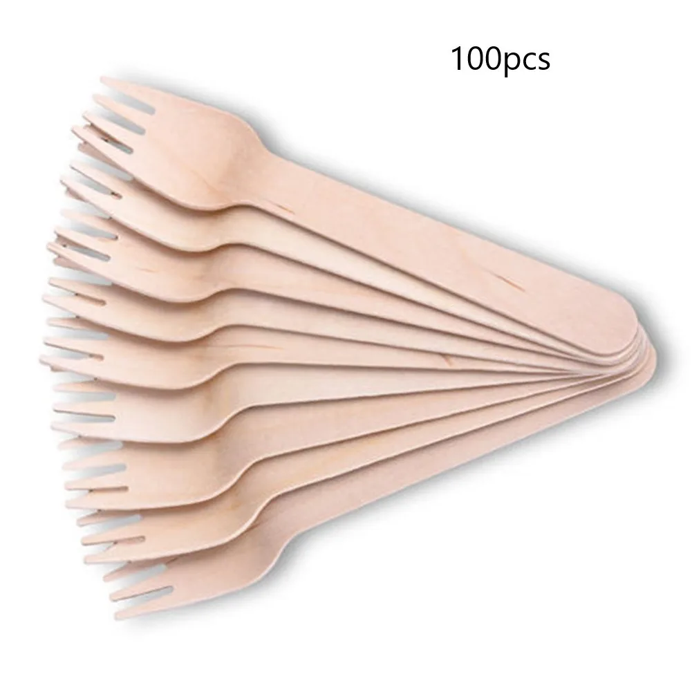 

Disposable Tableware Wooden Cake Dessert Tableware Western-style Inner Service Sets Degradable Wooden Tableware