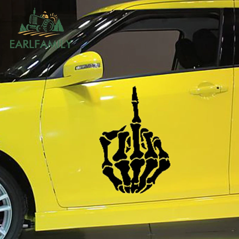 Классический ужасный Скелет EARLFAMILY 2x руки переворачивающиеся средний палец