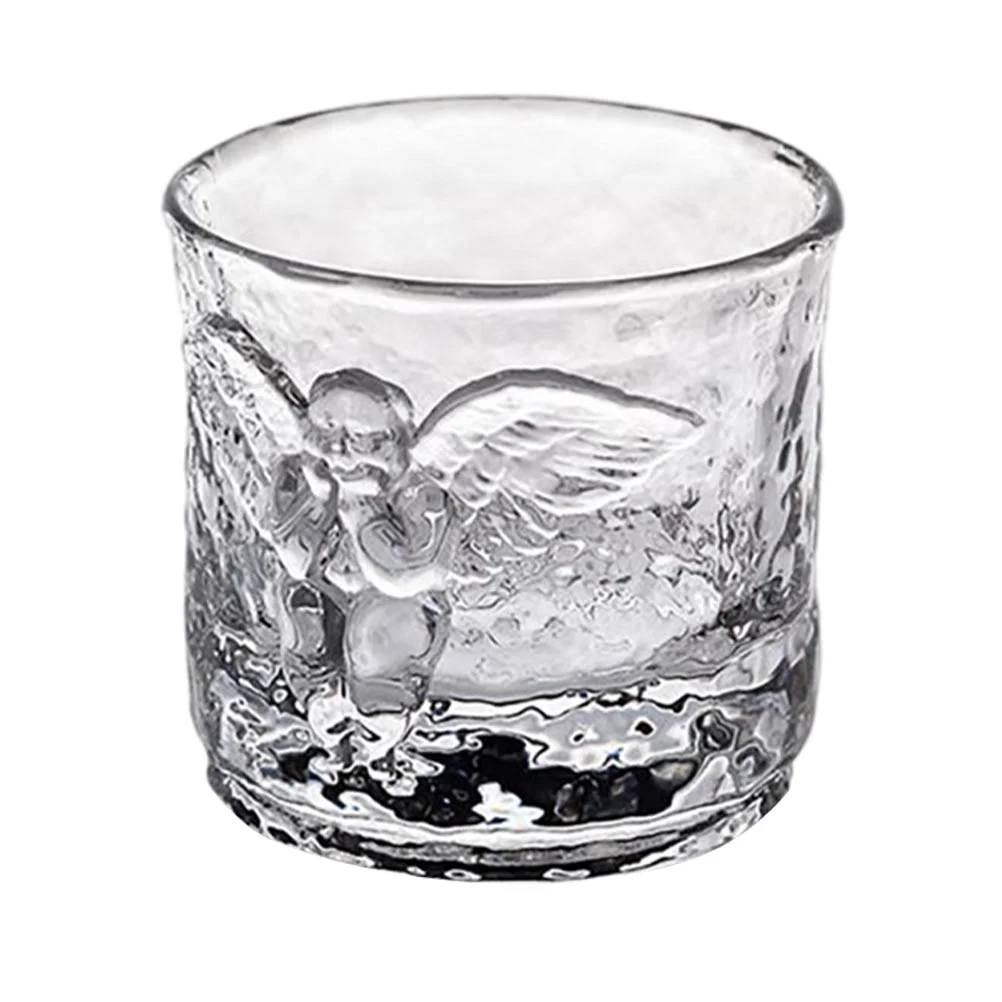 

1 шт. Стильная стеклянная чашка, Элегантная стеклянная чашка для дома