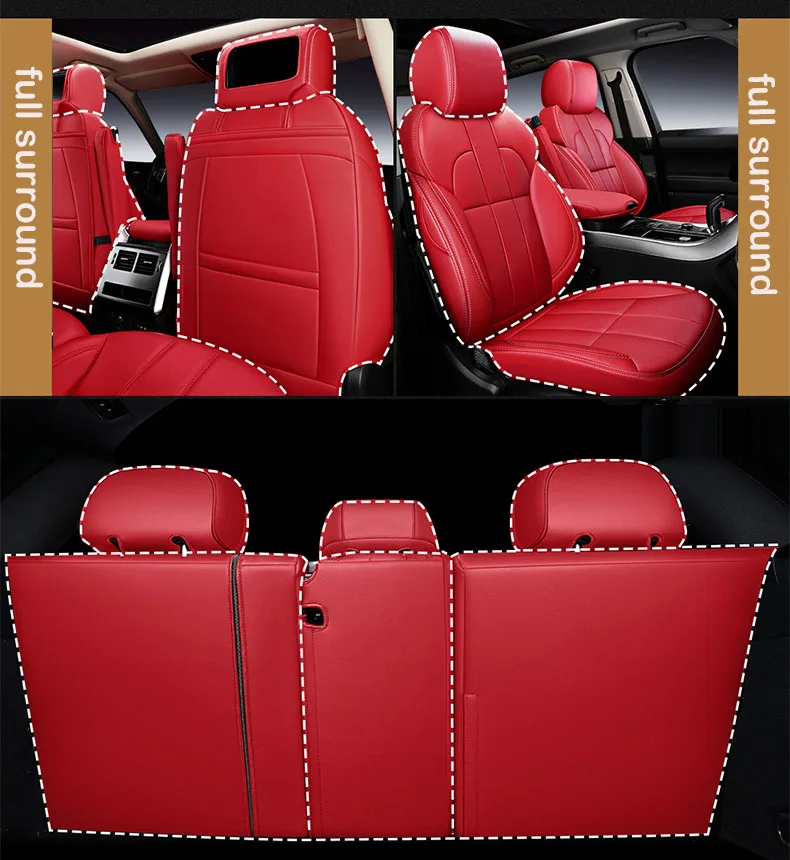 Чехол из воловьей кожи на сиденье автомобиля 7 сидений для Kia Carnival Sorento Carens Borrego VQ