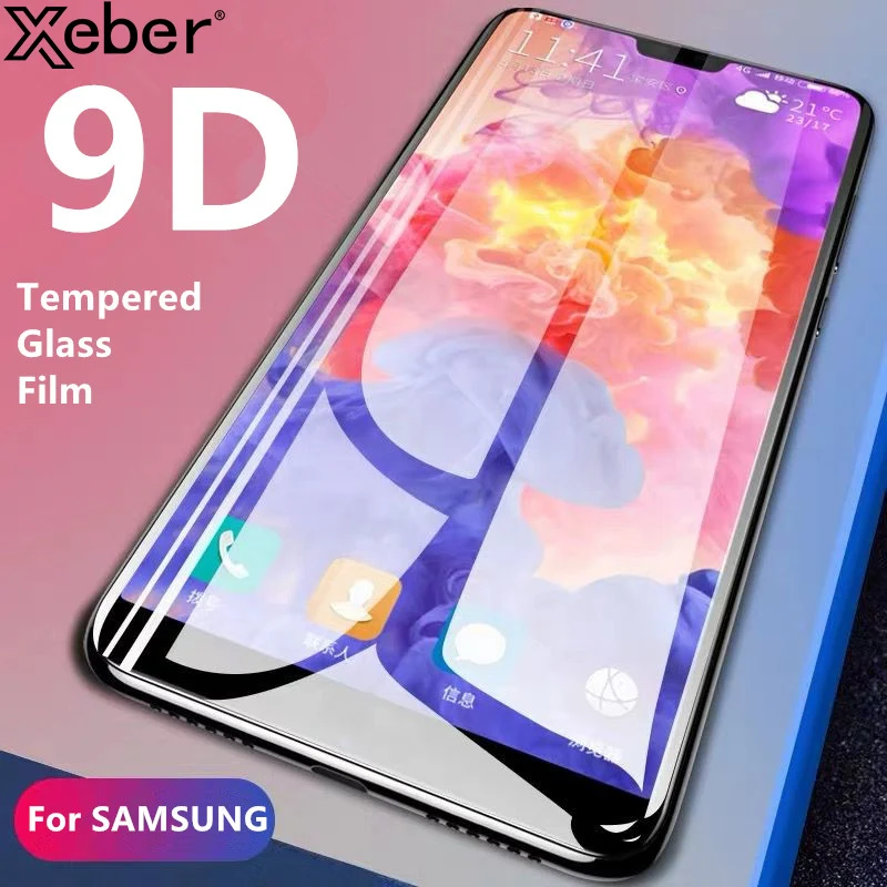9D защитная пленка из закаленного стекла для Samsung Galaxy A50 A40 A30 A10 A20E A60 A70 A80 A90 A51 A71 A21 A11