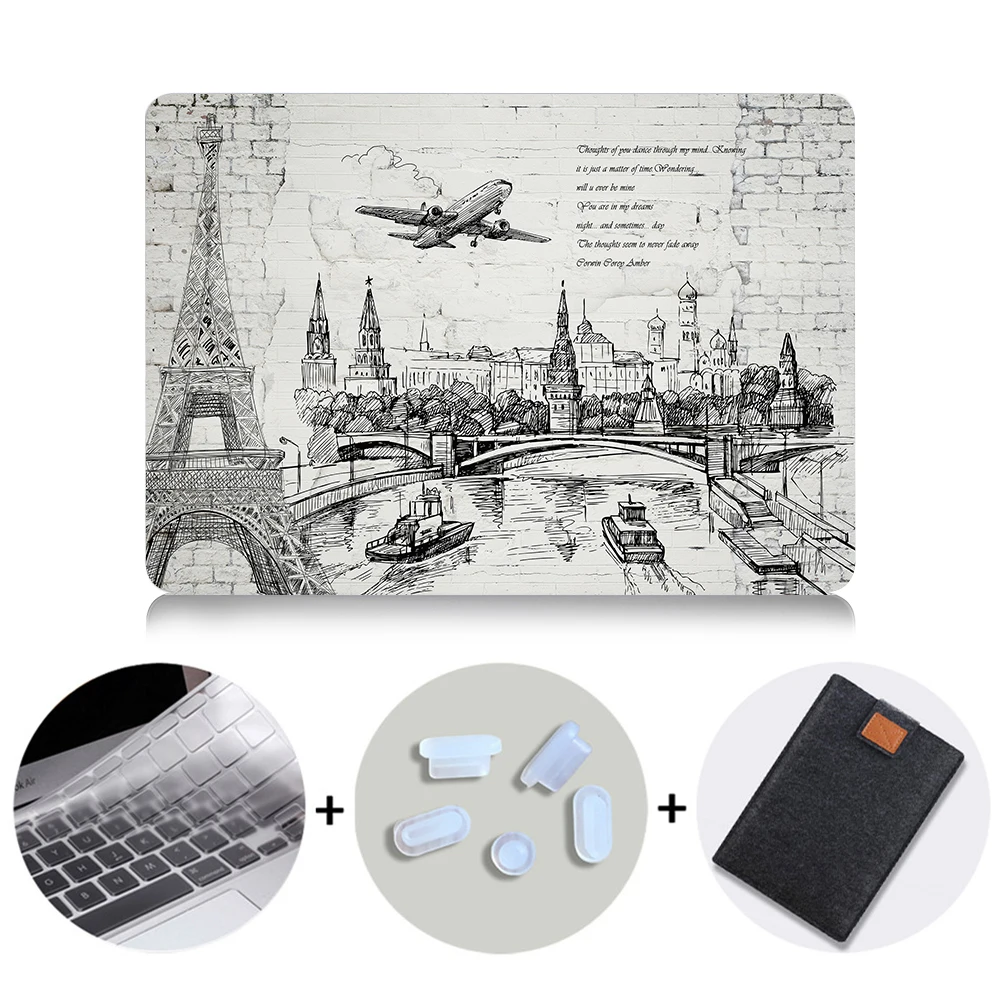 MTT чехол в стиле ретро для Macbook Air 11 13 Pro 13,3 16 15 retina с сенсорной панелью для apple mac book 12 дюймов a1534 чехол для ноутбука - Цвет: MB08