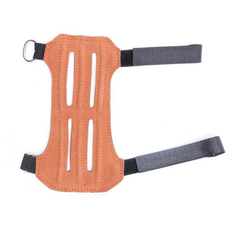 

Прочный для мужчин и женщин, для стрельбы из лука, кожа, для улицы, регулируемый, легкий, профессиональный, с ремешком, на руку, эластичный инс...