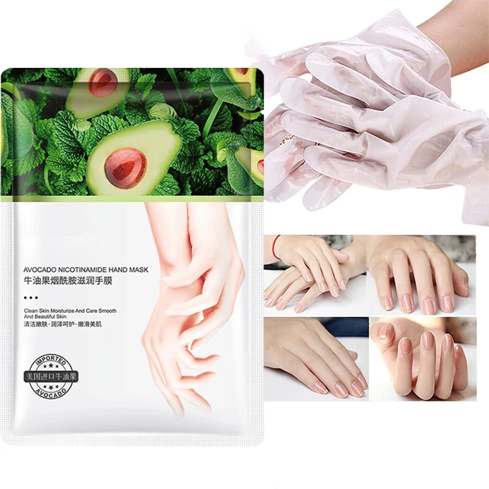 

3 шт. масло семян Ши никотинамид для рук и ног маски увлажняющий питают ремонт Отшелушивающий гладкой отшелушивающая маска для ног, маска дл...