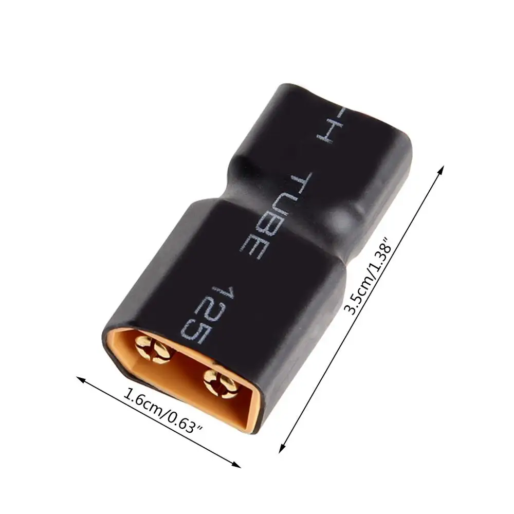Deans T Plug Female to XT 60 Male Adapter Lipo Battery ESC Black|t plug|lipo batteryplug t |