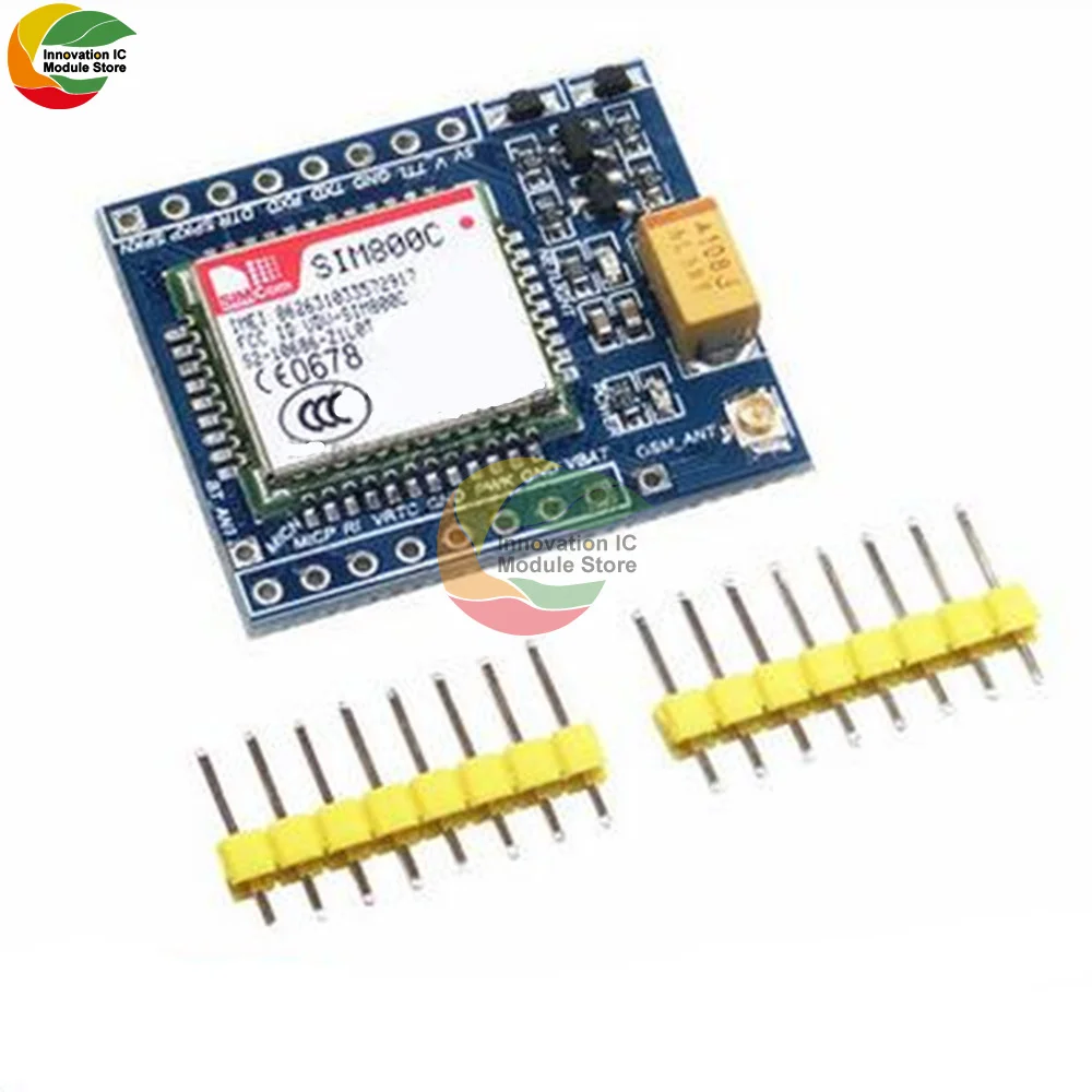 Макетная плата Ziqqucu SIM800C для GSM GPRS модуля IPEX с Bluetooth TTL TTS STM32 Arduino C51 5 в 3 В |