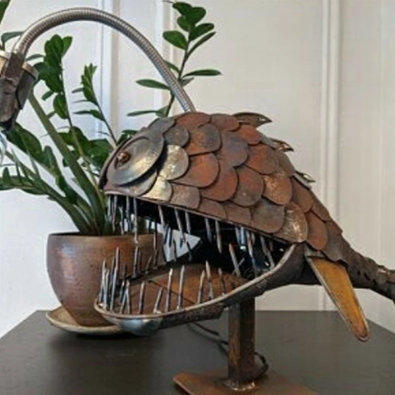 

Fish Lamp Desktop Creative Night Light Bedroom Lighting USB LED Light Silicone Animal Light Desktop Decor Lamp Bedroom