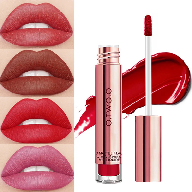 Бархатная матовая губная помада 12 цветов водостойкий стойкий блеск для губ