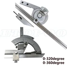 Универсальный транспортир 0-320 градусов точность 0-градусов Гониометр угломер измерительный инструмент линейка деревообрабатывающий измерительный инструмент