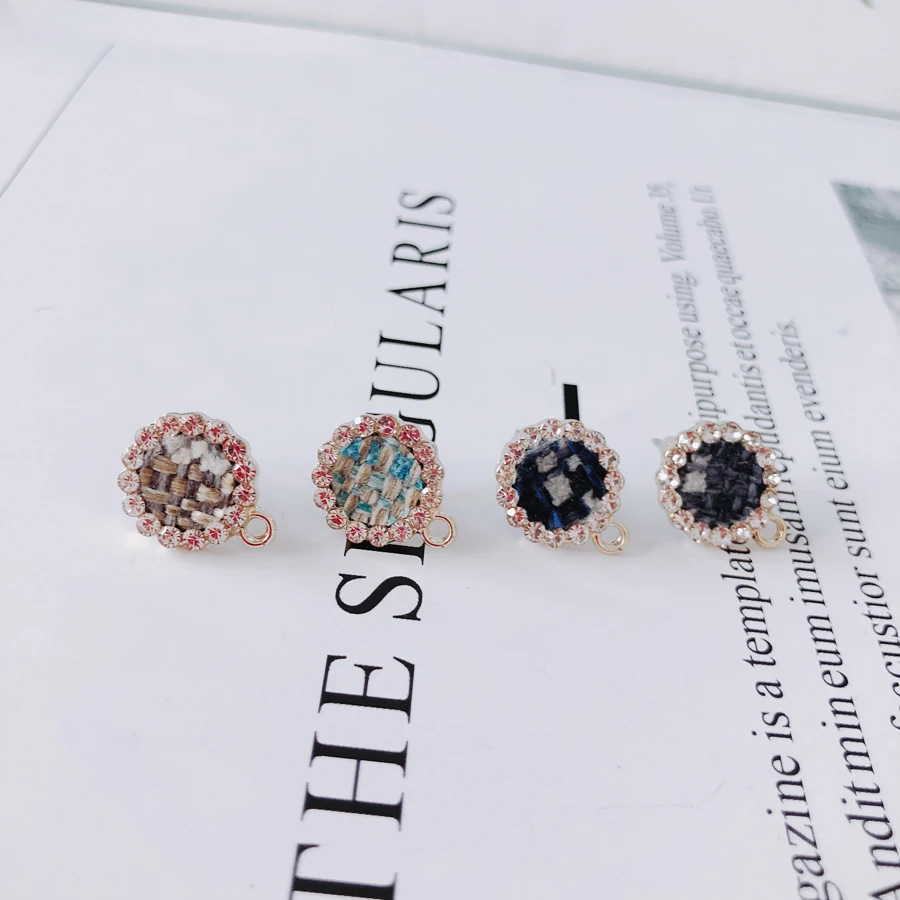 

6 pieces / lotFlowerwhite kbracelet jewelry makingdiy earrings Other