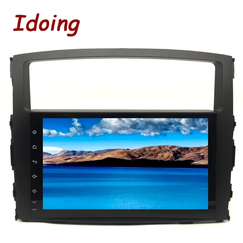 Автомобильный DVD мультимедийный видео плеер Idoing 2Din для MITSUBISHI PAJERO V97 Android7.1 GPS